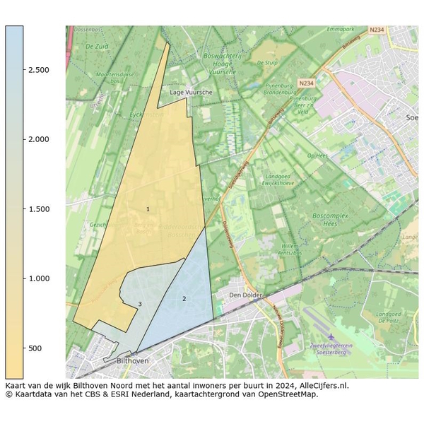 kaart-wijk-bilthoven-noord-de-bilt